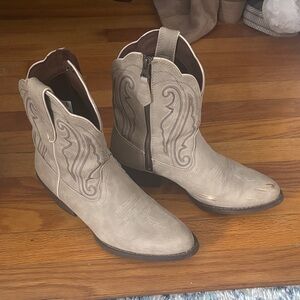 Durango Women's Western Ankle Boots - Light Brown